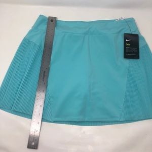 NWT Nike Teal Women Pleated Tennis Golf Skirt Sz M